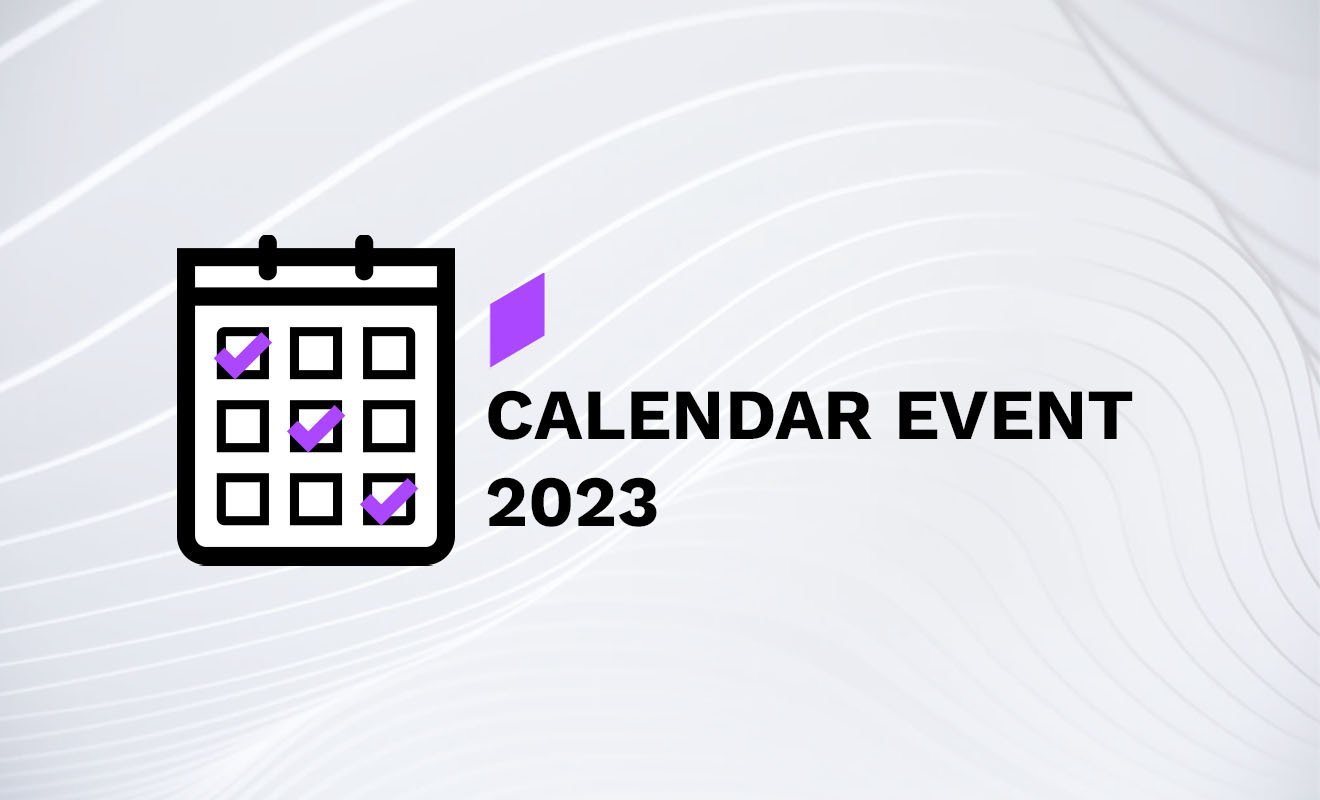Woop's 2023 events calendar